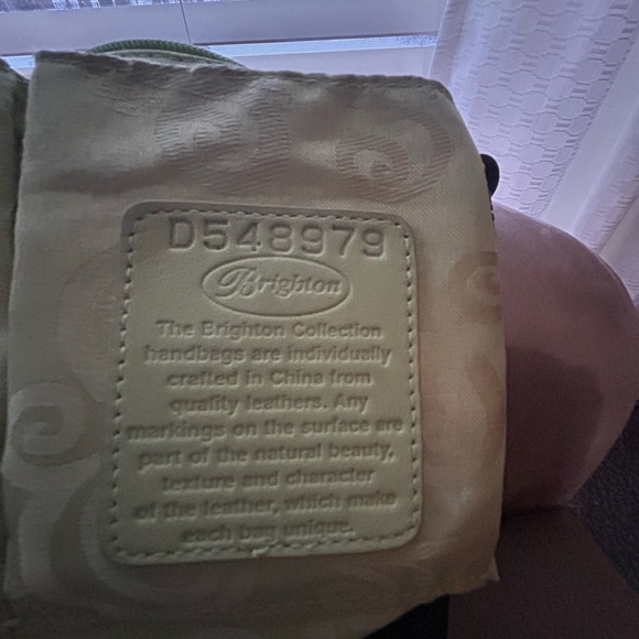 BRIGHTON Vintage - Black Crocodile-Embossed Women's Bag - Picture 12 of 13